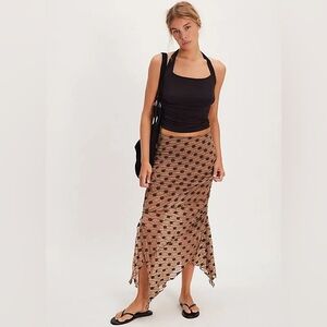NWT Free People Margot Convertible Maxi Skirt